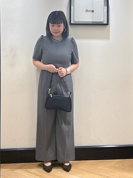 「アイテム（つなぎ/オールインワン）」を使った、ap erikaさん（レディース・157cm・30代）の夏コーディネート