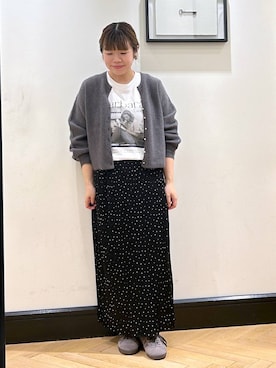 「A part by（アパートバイ）のアイテム（スニーカー）」を使った、ap erikaさん（レディース・157cm）の秋コーディネート