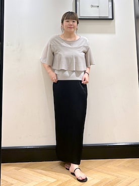 「アイテム（ネックレス）」を使った、seさん（レディース・157cm・30代）の夏コーディネート
