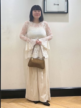 「アイテム（パンツドレス）」を使った、ap erikaさん（レディース・157cm・30代）の夏コーディネート