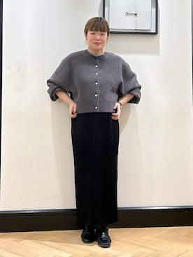 「アイテム（ヘアアクセサリー）」を使った、ap erikaさん（レディース・157cm・30代）の冬コーディネート