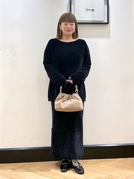 「アイテム（セットアップ）」を使った、ap erikaさん（レディース・157cm）の秋コーディネート
