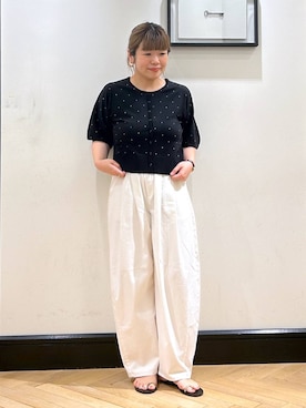 「アイテム（その他パンツ）」を使った、seさん（レディース・157cm）の夏コーディネート