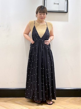 「アイテム（ワンピース/ドレス）」を使った、seさん（レディース・157cm・30代）の夏コーディネート