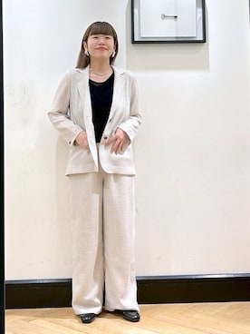 「アイテム（ジャケット/アウター）」を使った、ap erikaさん（レディース・157cm・30代）の夏コーディネート