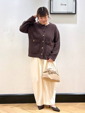 「A part by（アパートバイ）のアイテム（パンプス）」を使った、ap erikaさん（レディース・157cm）の秋コーディネート