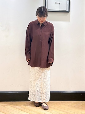 「アイテム（バレエシューズ）」を使った、ap erikaさん（レディース・157cm・30代）の夏コーディネート