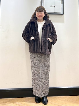 「アイテム（その他アウター）」を使った、ap erikaさん（レディース・157cm・30代）の秋コーディネート