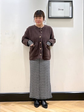 「アイテム（ワンピース/ドレス）」を使った、ap erikaさん（レディース・157cm・30代）の秋コーディネート