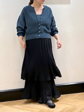 「A part by（アパートバイ）のアイテム（バレエシューズ）」を使った、ap erikaさん（レディース・157cm）の秋コーディネート