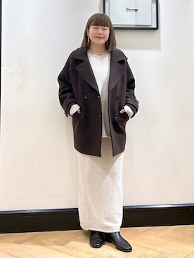 「アイテム（セットアップ）」を使った、ap erikaさん（レディース・157cm）の秋コーディネート