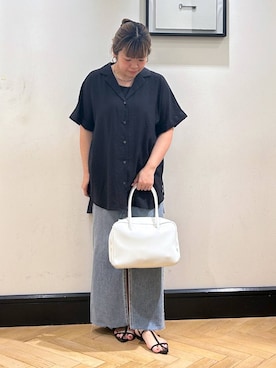 「アイテム（デニムスカート）」を使った、seさん（レディース・157cm・30代）の夏コーディネート