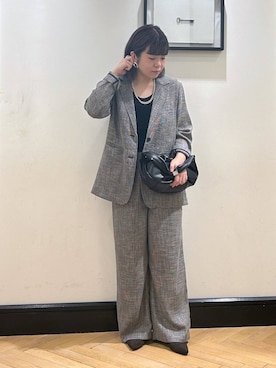 「A part by（アパートバイ）のアイテム（ジャケット/アウター、ブラック系）」を使った、ap erikaさん（レディース・157cm）の夏コーディネート