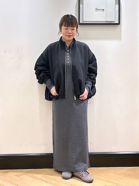 「アイテム（ブルゾン）」を使った、ap erikaさん（レディース・157cm・30代）の秋コーディネート