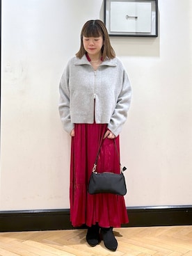 「アイテム（ワンピース/ドレス）」を使った、ap erikaさん（レディース・157cm・30代）の秋コーディネート