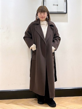 「アイテム（スリッポン）」を使った、ap erikaさん（レディース・157cm・30代）の秋コーディネート