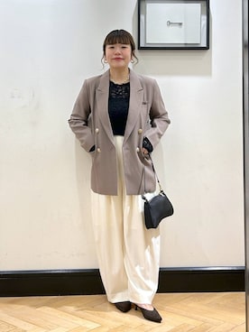 「A part by（アパートバイ）のアイテム（パンプス）」を使った、ap erikaさん（レディース・157cm）の秋コーディネート