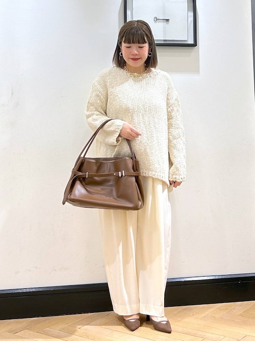 スラックスコクーンボリュームパンツ（スラックス）｜A part by