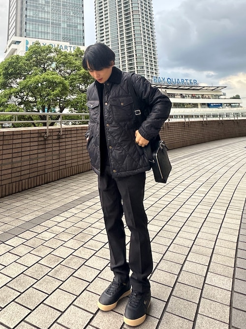 セール】スリムフィット ウールライクストレッチスラックス