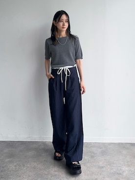 「NOGLE（ノグル）のアイテム」を使った、NOGLEさん（レディース・152cm）の夏コーディネート