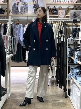 「アイテム（その他ヘアアクセサリー）」を使った、nibakeryさん（レディース・168cm）の冬コーディネート