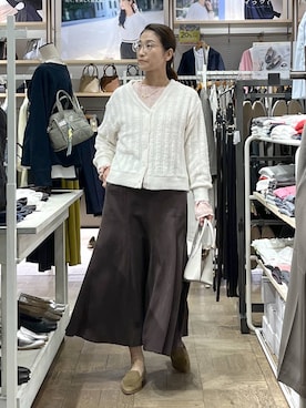 「アイテム（パンプス）」を使った、nibakeryさん（レディース・168cm・40代）の秋コーディネート