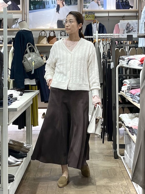 セール】シルクライクフレアスカート/575212（スカート）｜GLOBAL WORK