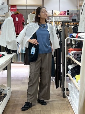 「アイテム（ネックレス）」を使った、nibakeryさん（レディース・168cm・40代）の夏コーディネート