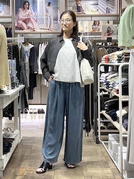 「アイテム（その他トップス）」を使った、nibakeryさん（レディース・168cm）の春コーディネート