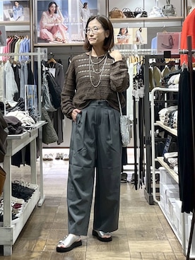「GLOBAL WORK（グローバルワーク）のアイテム（アクセサリー）」を使った、nibakeryさん（レディース・168cm）の夏コーディネート