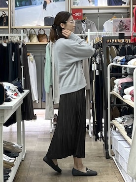 「アイテム（その他ヘアアクセサリー）」を使った、nibakeryさん（レディース・168cm）の秋コーディネート