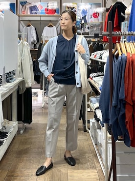 「アイテム（バッグ）」を使った、nibakeryさん（レディース・168cm・40代）の夏コーディネート