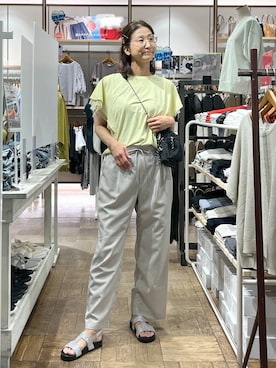 「アイテム（タンクトップ）」を使った、nibakeryさん（レディース・168cm・40代）の夏コーディネート