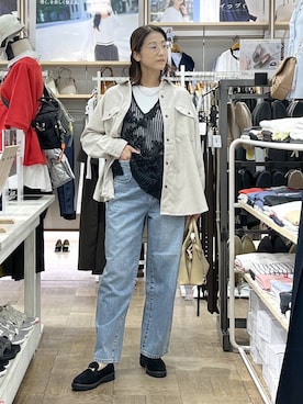 「アイテム（ヘアアクセサリー）」を使った、nibakeryさん（レディース・168cm・40代）の秋コーディネート
