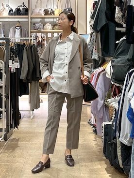 「アイテム（シューズ）」を使った、nibakeryさん（レディース・168cm・40代）の秋コーディネート