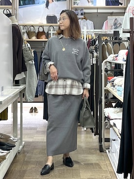 「アイテム（パンプス）」を使った、nibakeryさん（レディース・168cm・40代）の秋コーディネート