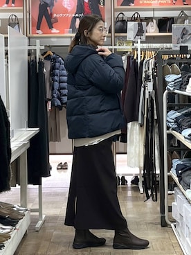 「アイテム（その他ヘアアクセサリー）」を使った、nibakeryさん（レディース・168cm）の秋コーディネート