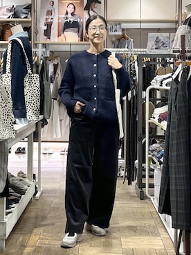 「アイテム（シュシュ）」を使った、nibakeryさん（レディース・168cm）の秋コーディネート