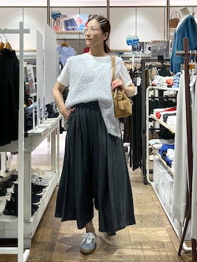 「GLOBAL WORK（グローバルワーク）のアイテム（パンツ）」を使った、nibakeryさん（レディース・168cm）の夏コーディネート