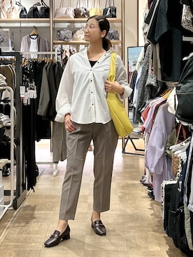 「アイテム（タンクトップ）」を使った、nibakeryさん（レディース・168cm・40代）の秋コーディネート