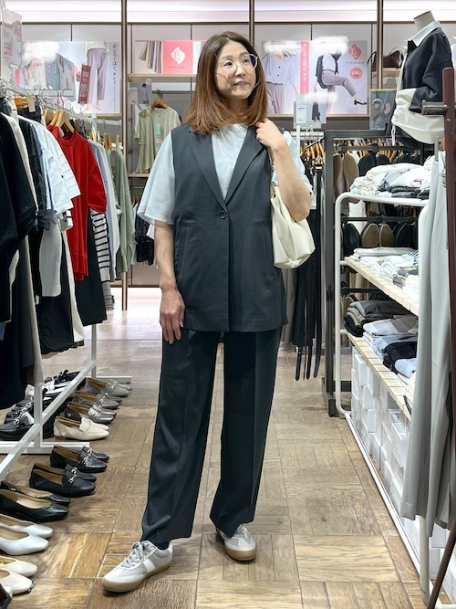 セール】シフォンドッキング7分袖/325954（Tシャツ/カットソー