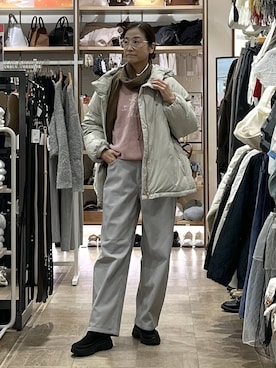 「旅行」｜nibakeryさん（レディース・168cm）の冬コーディネート