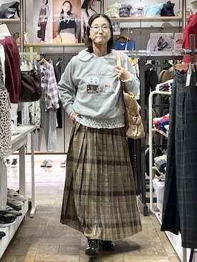 「旅行」｜nibakeryさん（レディース・168cm）の秋コーディネート