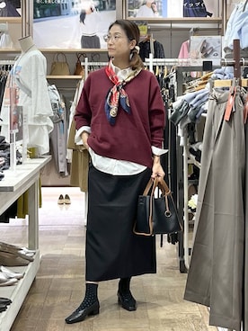 「アイテム（その他シューズ）」を使った、nibakeryさん（レディース・168cm・40代）の秋コーディネート