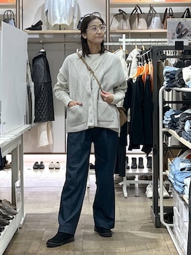 「アイテム（その他ヘアアクセサリー）」を使った、nibakeryさん（レディース・168cm）の冬コーディネート