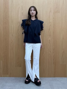 MESH LAYERED SLEEVE BL｜エレンディーク（ELENDEEK）公式通販｜RUNWAY 