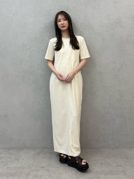 「ELENDEEK（エレンディーク）のアイテム」を使った、MALINAさん（レディース・158cm）の春コーディネート