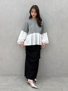 MALINAさん（レディース・158cm）の冬コーディネート