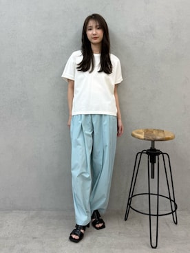 「ELENDEEK（エレンディーク）のアイテム」を使った、MALINAさん（レディース・158cm）の春コーディネート