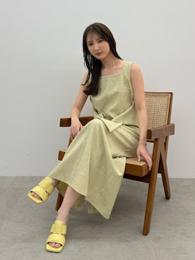 「ELENDEEK（エレンディーク）のアイテム」を使った、MALINAさん（レディース・158cm）の春コーディネート